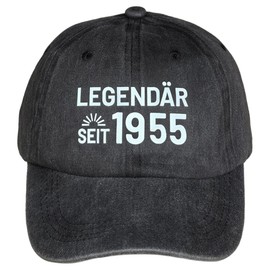 Himozoo Gifts for 60th Birthday Man, Gift for Grandpa Dad, Baseball Cap, Men's Gift Ideas for Men, Father's Day Gift, Dark grey-70Y