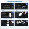 Portable Tibialis Trainer for Dumbbell - Adjustable Leg Extension &