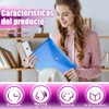 Carpeta de Plástico, A4 Sobres Folder Transparentes Plastico con Botón