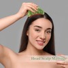 Multipurpose Jade Green Handmade Massage Comb Full Relaxing Massage Scalp