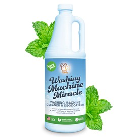 Sunny & Honey Liquid Washing Machine Cleaner Top Load & Front Load- Eco-Friendly Septic tank Safe Deodorizer- Clean Drum & Tub Liquid Better than Washer Cleaner Tablets (32 FL OZ)