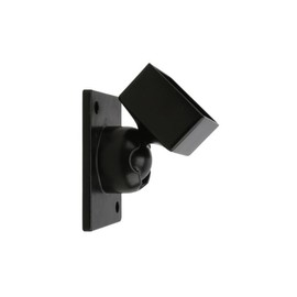 Plum Fittings 1 1/2" x 1 1/2" Adjustable Swivel Ball Bracket Aluminum Fence - Residential Rail Mounts | Black | Pack of 4