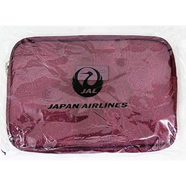 ETRO Pouch JAL Business Class Amenity Set Bordeaux