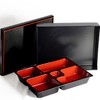 Sushi Sushi Black and Red Bento Box with 5 Section