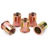 50 Pcs Rivet Nuts M10, Leryati Zinc Plated Threaded Rivet