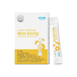 J&M Partners Atomy Finezyme Enzyme 2g x 30 packets 1 / 애터미 파인자임 효소 2g x 30포 1개