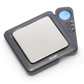 AMERICAN WEIGH SCALES Digital Pocket Weight Scale with Retractable Display 650g x 0.1g - (Gray)