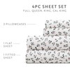 LINENS & HUTCH Ditsy Floral 4-Piece Pattern Sheet Set