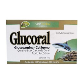 Glucoral, Suplemento alimenticio, Caja con 100 pastillas, GCT, VIDA HERBAL