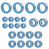 BRKRC 22PCS Steel Blue Ball Bearing Kit for Team Associated