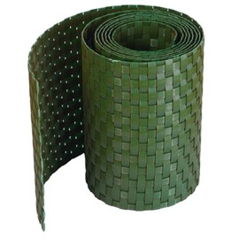 workingHOUSE Polyrattan Privacy Screen Strips for Double Bar Mesh - Weatherproof Strips for Fence, Balcony and Terrace - Maintenance-Free and Easy to Install - 255cm Length x 19cm Height (1, Green)