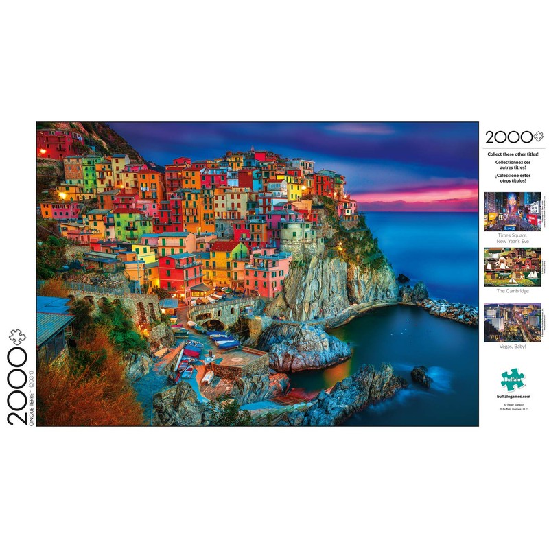 Buffalo Games - Cinque Terre - 2000 Piece Jigsaw Puzzle,