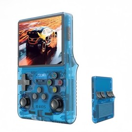 Consola de Videojuegos Retro Portátil R40S 256GB 45,000+ Juegos Clásicos Retro Consola 3.5" Portátil, R36Pro Actualizada (Azul lago)