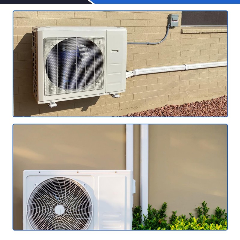 Cestluck 3'' 11 Ft Mini Split Line Set Cover, PVC