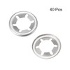 sourcing map M10 Washer 9.1mm I.D. 19mm O.D. Internal Tooth