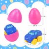 Prefilled Easter Eggs with Toy Cars: 12Pcs Filled Easter Eggs