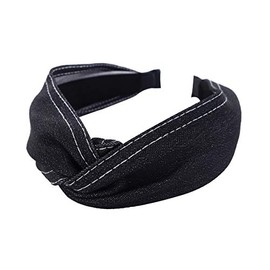 axy HR34b Fabric Headband with Knots Vintage Beautiful Headband Hair Jewellery, substance