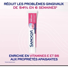 GUM 3 Pcs Lot 3 Sanogyl Toothpastes Gum Care 3 X 75 ML Relieves Strengthens Gums