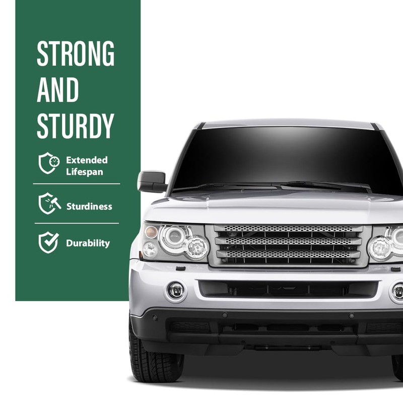 LQI Front Bumper Mount Bracket Black Compatible with Land Rover