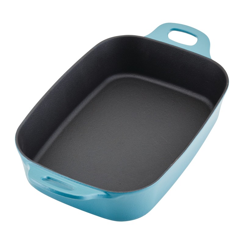 Rachael Ray NITRO Cast Iron Roasting Lasagna Pan/Baking Dish, Roaster/Rectangular,
