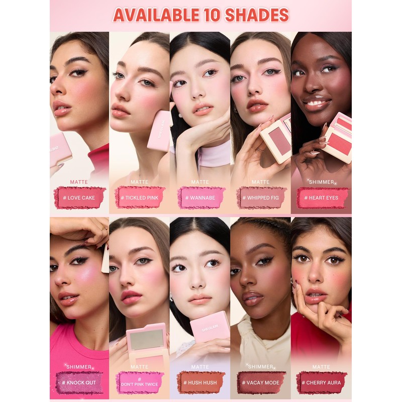 SHEGLAM Dream Touch Blush-017 Wannabe