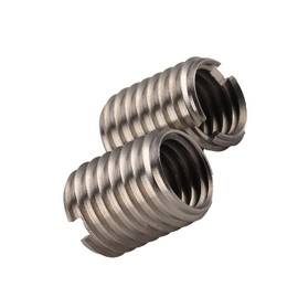 Enzart Split Groove Type Insert Nuts Stainless Steel Embedded Nuts 10 Pieces (Inner Diameter M10 x 1.5 x Outer Diameter M12 x 1.75 x Length 15 mm)