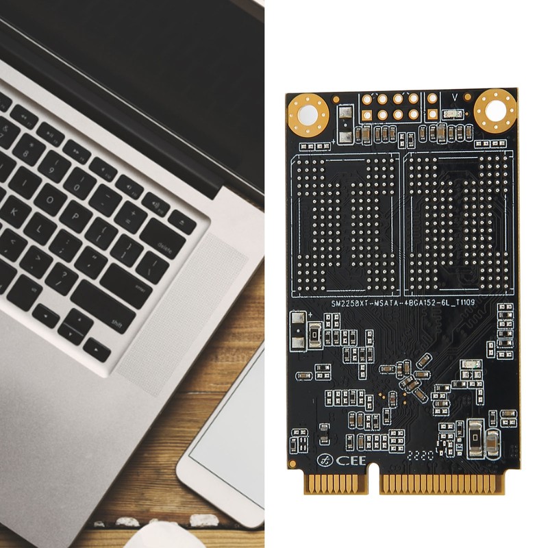 Internal Gaming SSD MSATA 6Gbps 3D TLC NAND ECC 500MB/s
