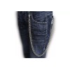 Alwaystyle4you Men Silver Metal Wallet Chain Link Long Strand Biker