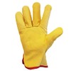 SupremeTTF 2 Pairs Drivers Work Gloves Soft Cotton Lined Leather