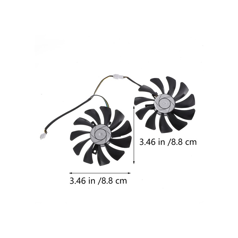 LABRIMP 1 Pair Video Cooling Fan for Graphics Cards Durable