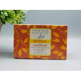 Generic Crabtree Evelyn OATMEAL & WHEATGERM Triple Milled Soap Bar 7 oz, beige