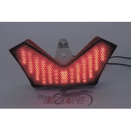 TOPZONE Fit KAWASAKI 2006-2020 Ninja ZX-14 / Ninja ZX-14R/ ZX1400/ZZR1400 ; LED Rear Lamp Brake Tail Light + Integrated Turn Signal Indicators