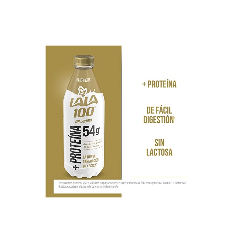 Lala 100 Leche ms Protena Sin Lactosa Parcialmente Descremada Ultrapasteurizada