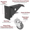 Workbench Caster kit 4 Heavy Duty Retractable Casters with Urethane