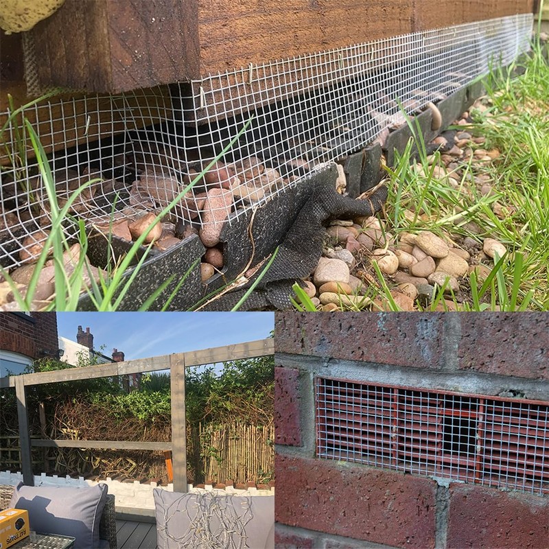 Wire mesh, rodent wire mesh, 10 cm x 6 m,