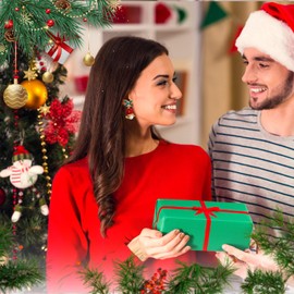 1 Pair Christmas Bells Stud Earrings for Women Crystal Christmas Bell Bow Earrings Xmas Themed Festive Dangle Earrings Cute Bow Knot Bell with Diamond Earring Christmas Jewellery Gifts for Women Girls