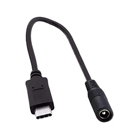 axGear USB 3.1 Type C USB-C to DC 5.5 x 2.5mm Power Jack Extension Charge Cable