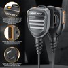 JUCJET Walkie Talkie Speaker Microphone,2 Pin Shoulder Mic Speaker 2