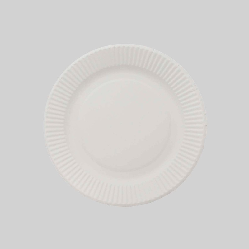 E-18120 Paperware Paper Plates, 7.1 inches (18 cm), Extra Pack,