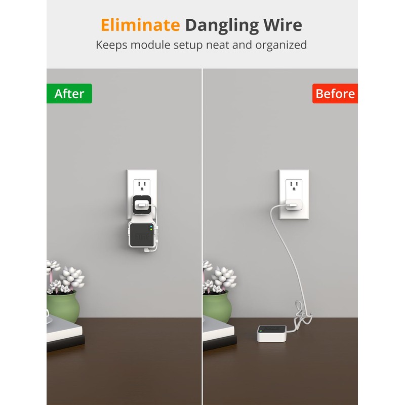 SUPMEGA Outlet Wall Mount for Blink Sync Module 2, Space