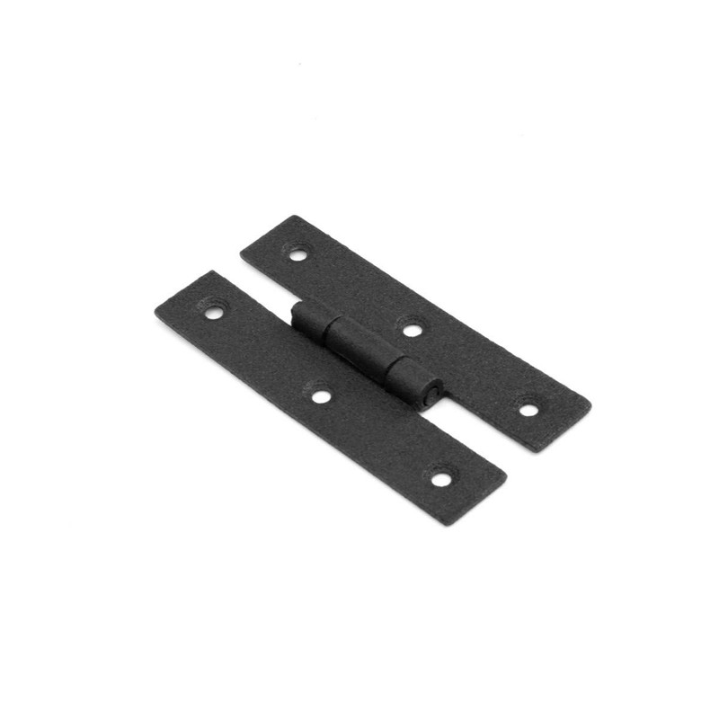 Renovators Supply Manufacturing H Cabinet Hinges 3 in. Black Wrought
