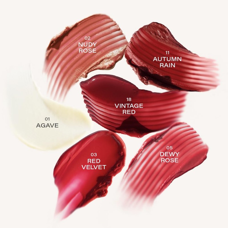 Melixir Vegan Lip Butter #18 Vintage Red (12 Colors), Tinted
