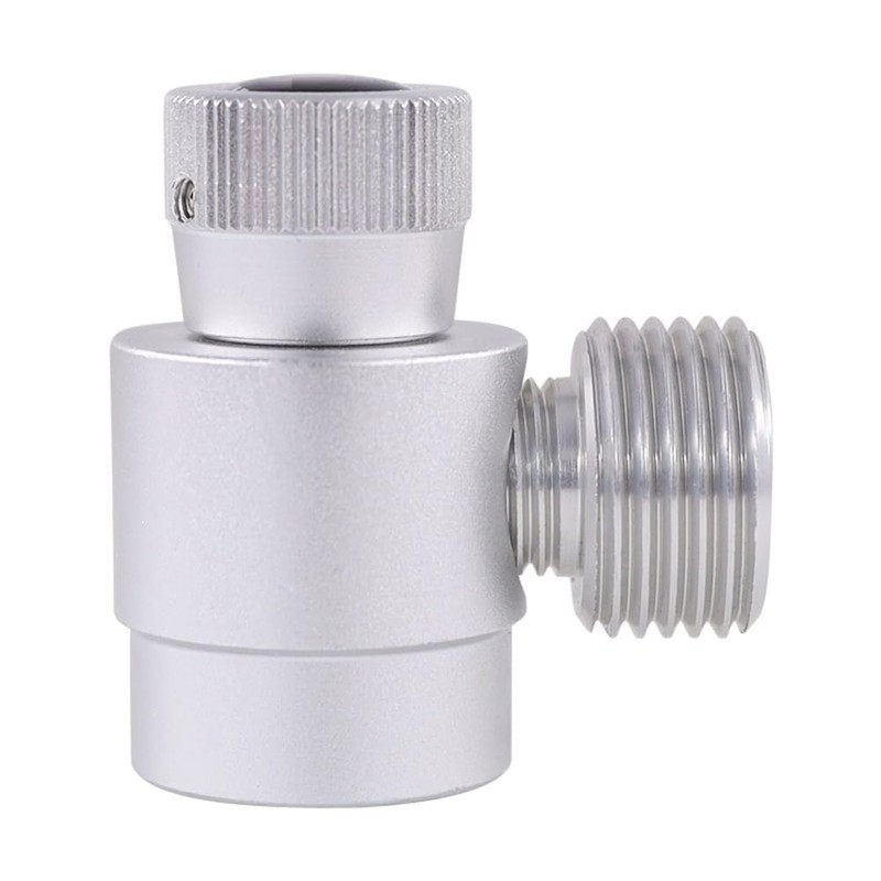 Pinafresa CO2 Bottle Refill Adapter, Self-Made Gas Bottle Regulator M10X1