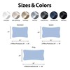 100% Cotton Classic Pillow Protectors with Invisible Zipper (Queen, 20"x30",