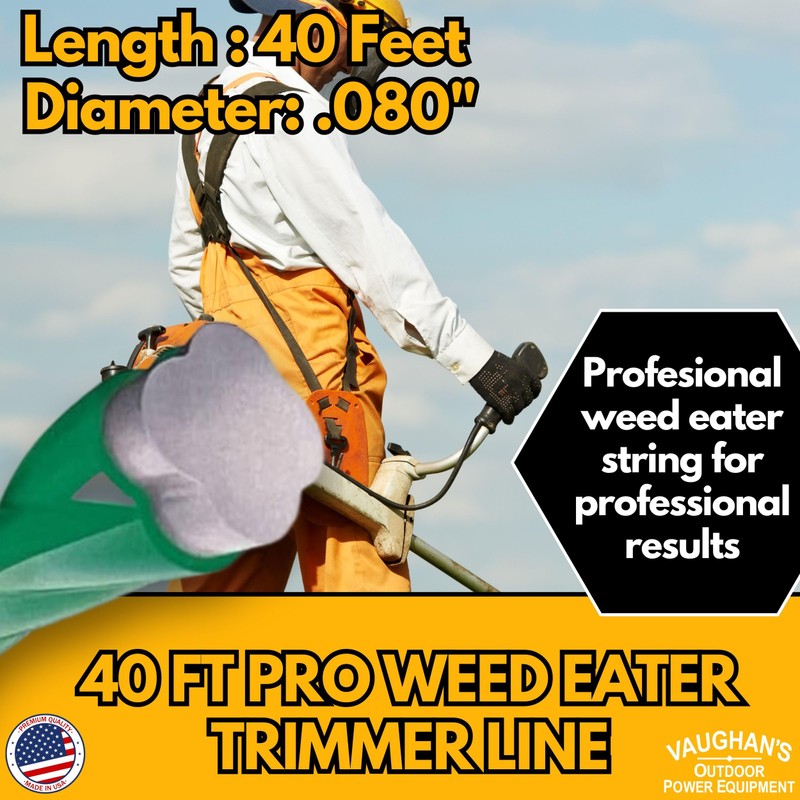 Vaughan's Master Line PRO .080" Trimmer Line, 40ft | Jacketed