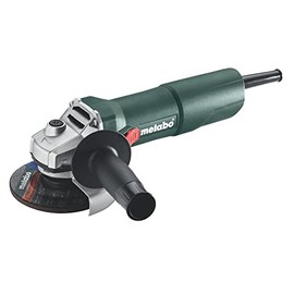 Metabo 4-1/2-Inch / 5-Inch Angle Grinder, 11,000 RPM, 7 Amp, Slide Switch (Locking), W 750-115, 603604420, Green