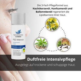 Naturprodukte Schwarz - PSO Intensive - Cream - Special Care for Psoriasis, 1.76 fl.oz