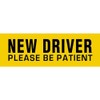 CafePress New Driver Be Patient Car Magnet 10 X 3