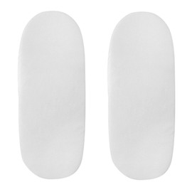Cuddles Collection Moses Basket Fitted Sheet (White, Pack of 2)