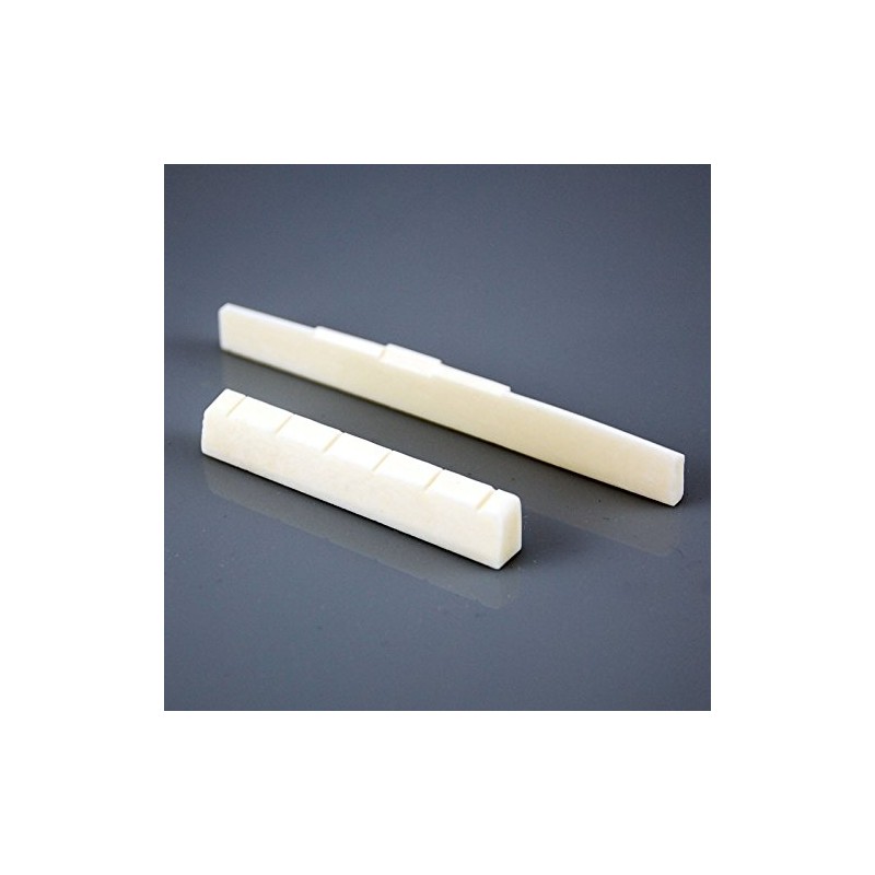 VANSON 52mm Plain Bone Nut & 80mm Compensated Saddle for